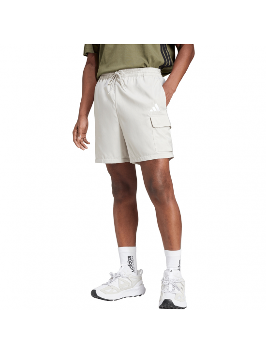 Pánske biele šortky adidas Essentials Small Logo Cargo Chelsea JD1828